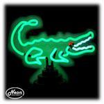 Alligator Neon Sculpture