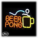 Beer Pong Neon Sculpture