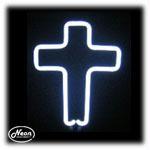 Cross Neon Sculpture