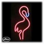 Pink Flamingo Neon Sculpture