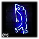 Golfer Neon Sculpture