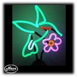 Hummingbird Neon Sculpture