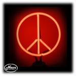 Peace Neon Sculpture