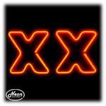 XX Neon Sculpture